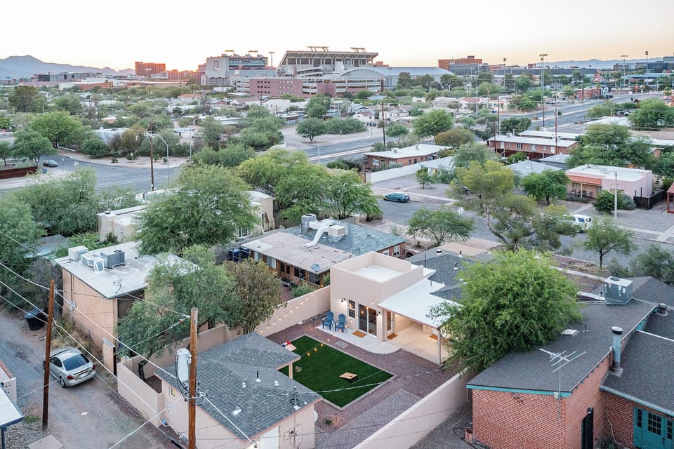 Aerial - Walking Distance to the University of Arizona