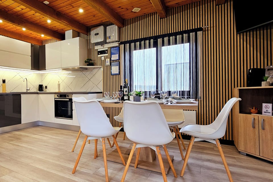Kitchen and dining area