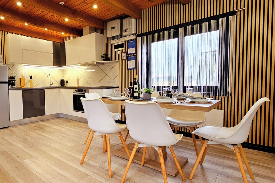 Kitchen and dining area