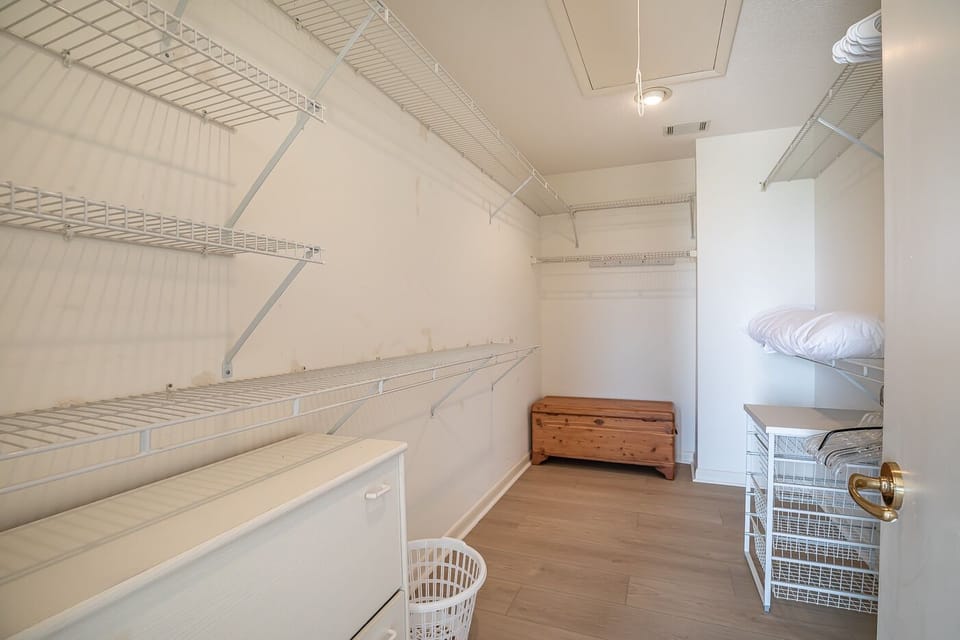 Primary room closet