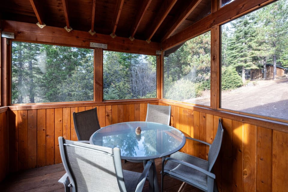 Outdoor Screened Porch with Nature Views