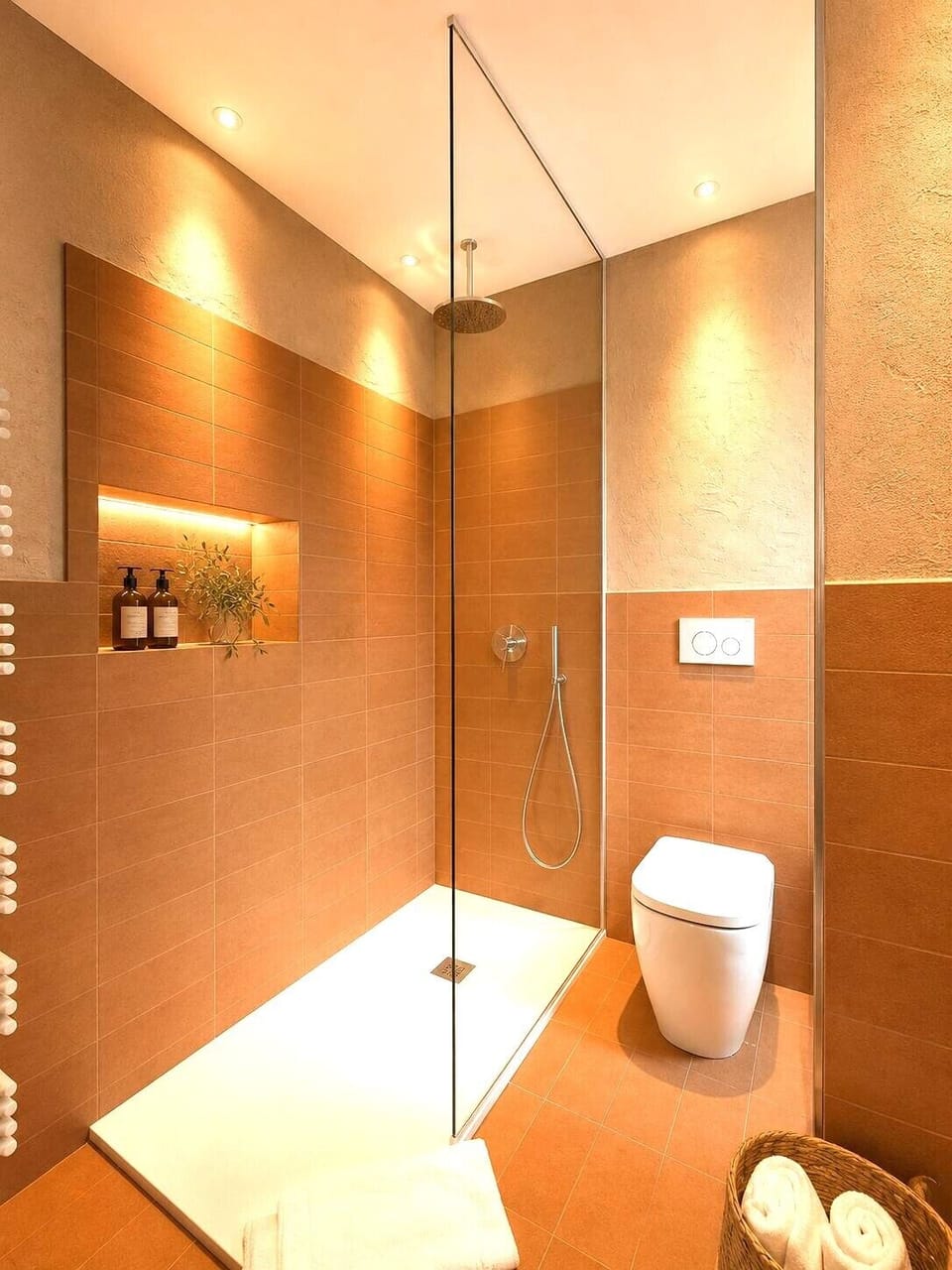 Superior Double Room, Oceanfront | Bathroom | Shower, free toiletries, hair dryer, slippers