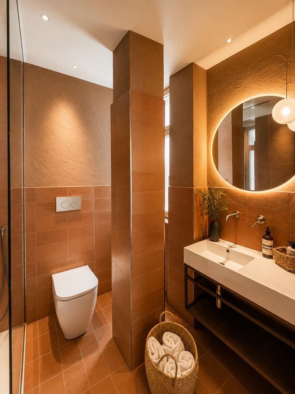 Superior Double Room, Oceanfront | Bathroom | Shower, free toiletries, hair dryer, slippers