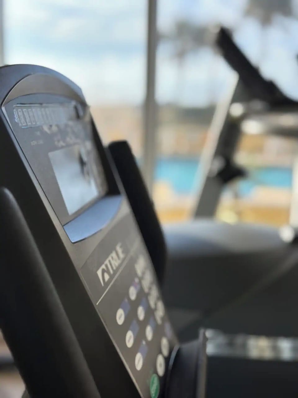 No excuse to skip exercising when the resort has a beachfront workout studio!