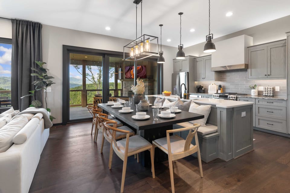 Dining Table with Seating for Ten