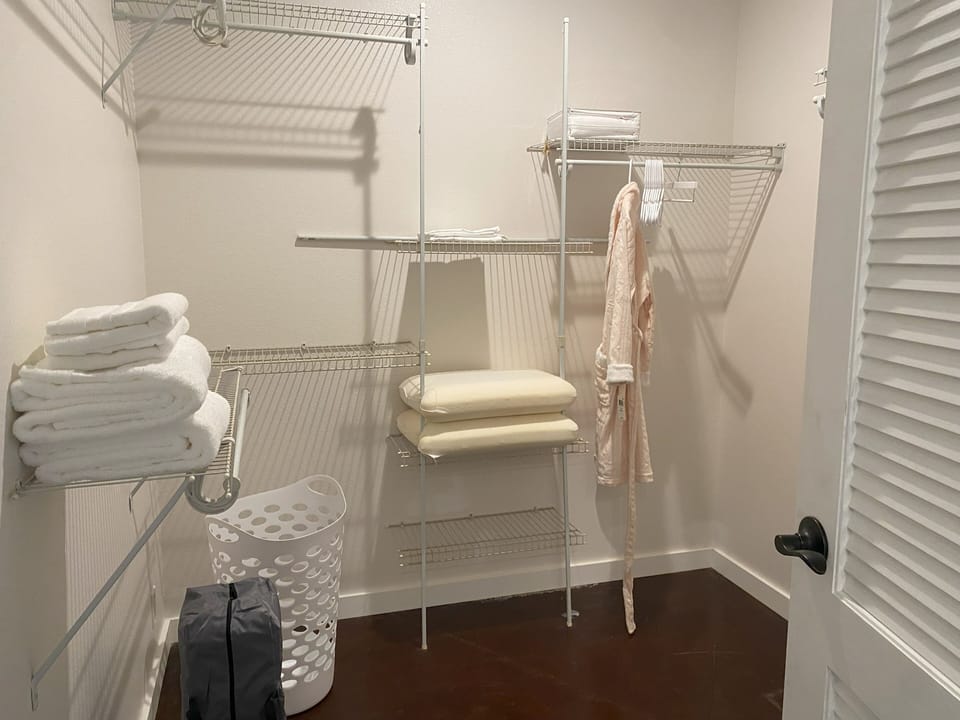 Large walk-in closet in primary bedroom