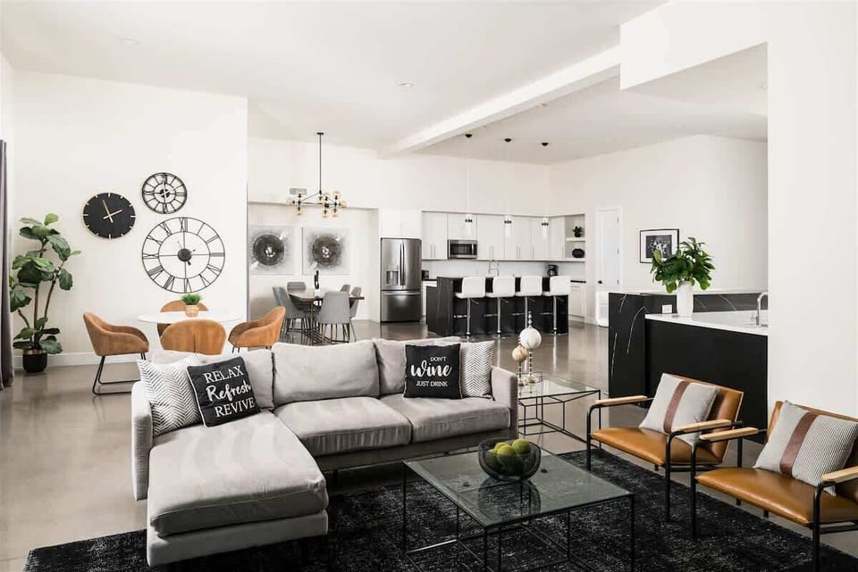 Open interiors with sleek design