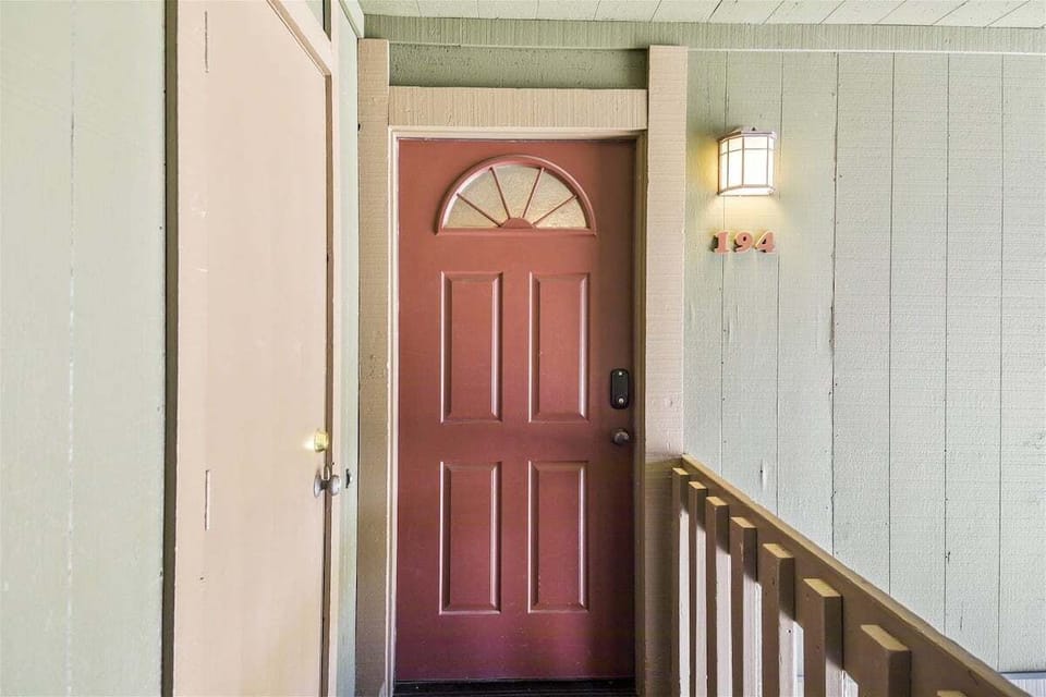Front door of the condo