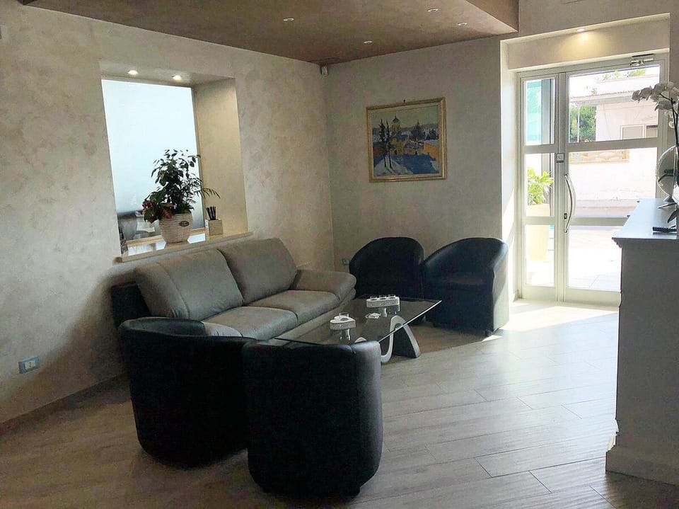Lobby sitting area