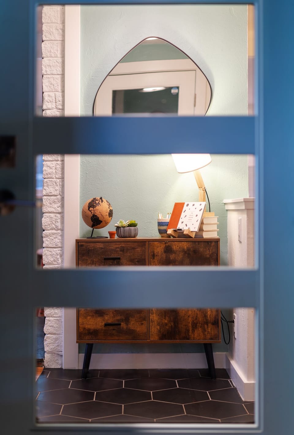 A glimpse of the foyer from the entrance