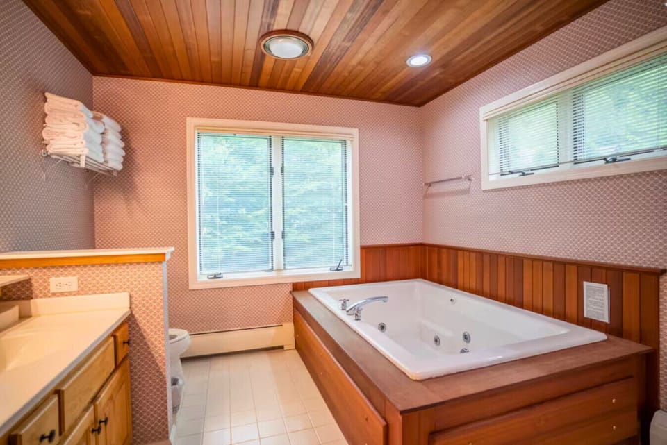 Primary Bathroom with Jetted tub and shower