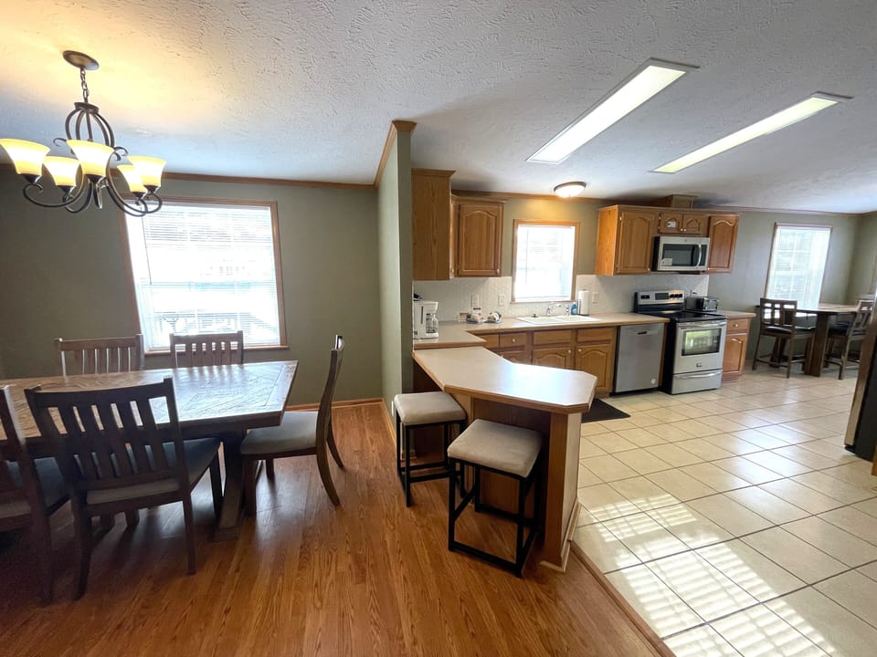 Dining Area with Table and Seating