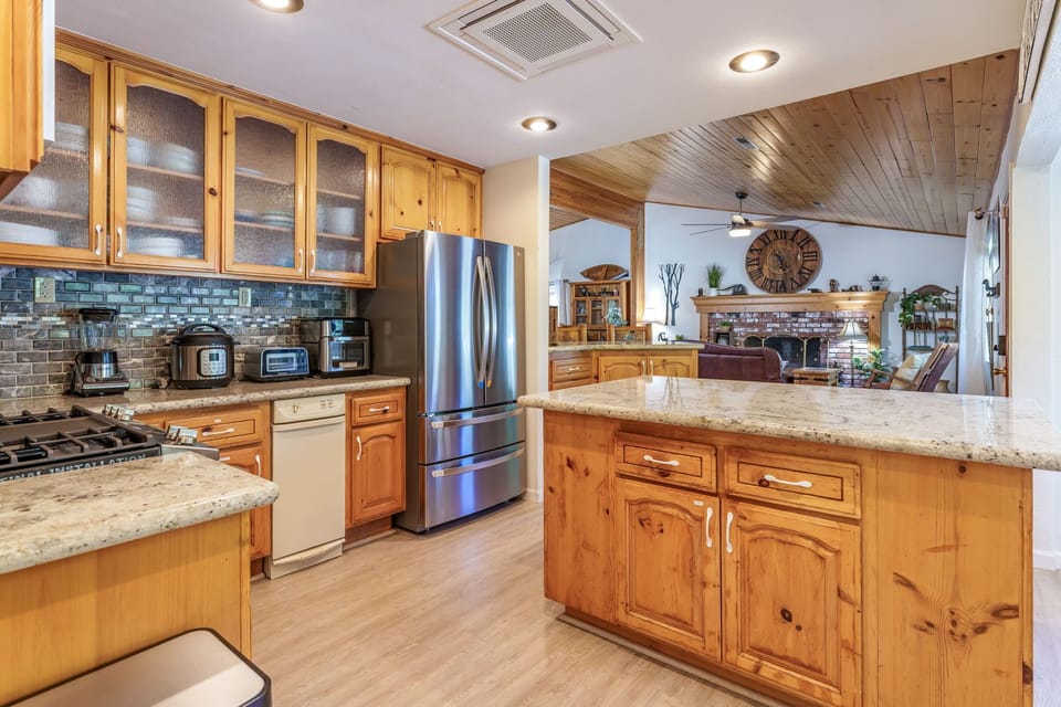 Well-stocked kitchen