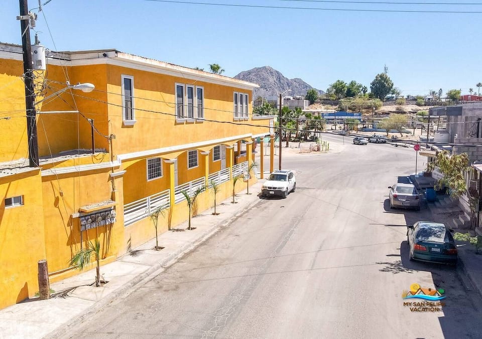 Rent the whole Casa Mar de Cortez in downtown San Felipe BC MX — private indoor pool, 6 bedrooms, and space for up to 24 guests.