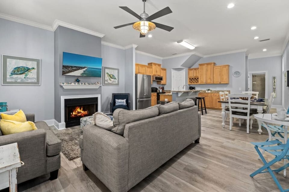 Located on the main floor, the primary living room offers convenient access to the heart of the home.
