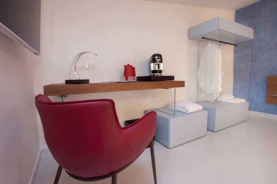 Premium bedding, memory foam beds, minibar, desk