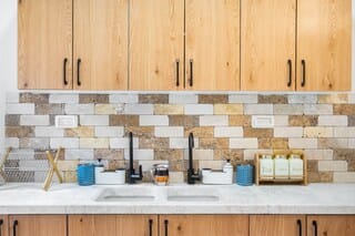 Comfort Apartment | Private kitchen | Full-size fridge, microwave, oven, stovetop