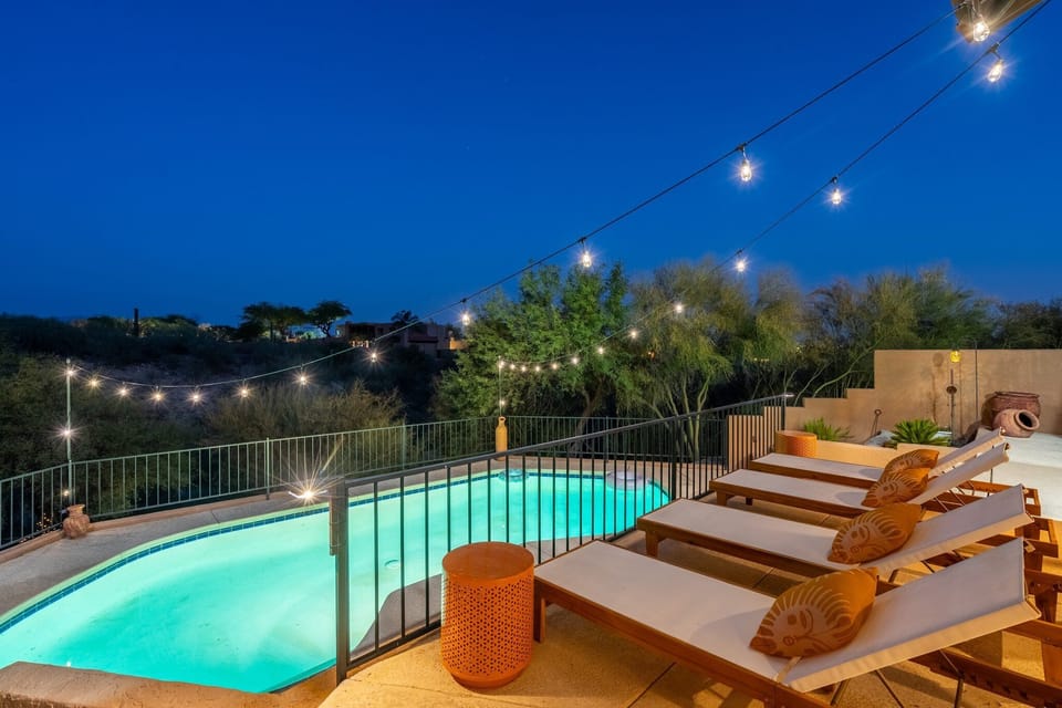 Loungers Overlooking the Pool 