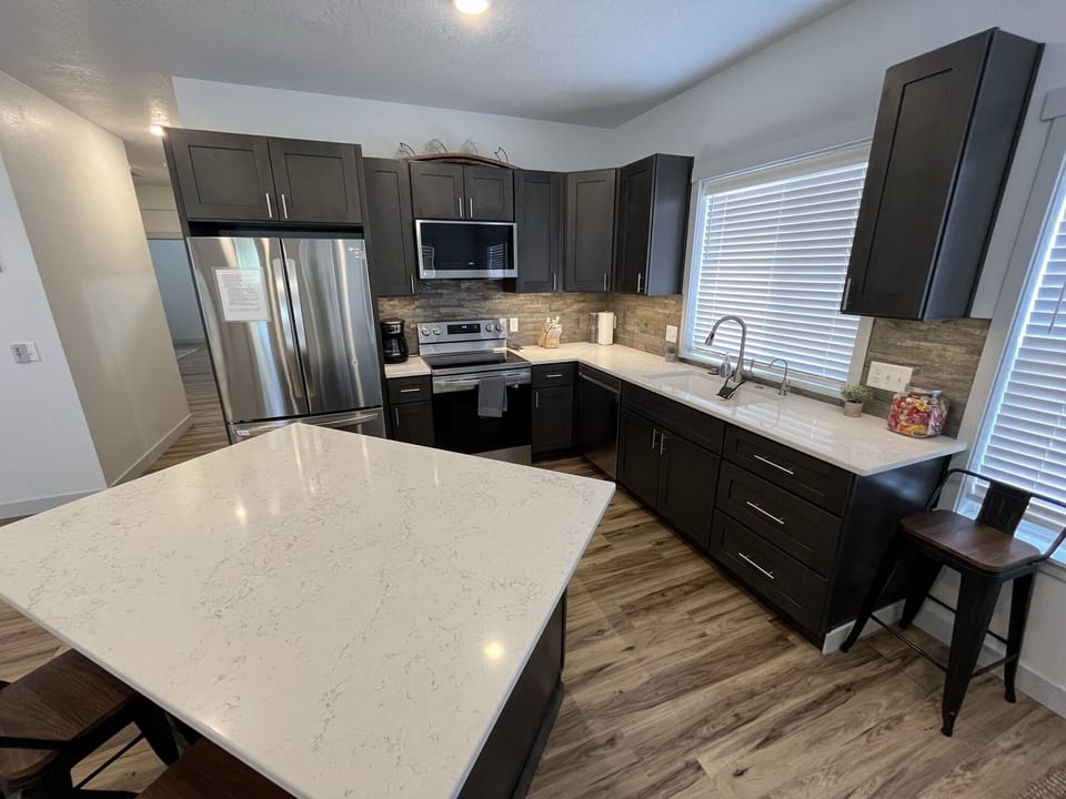 Kitchen view from dining area