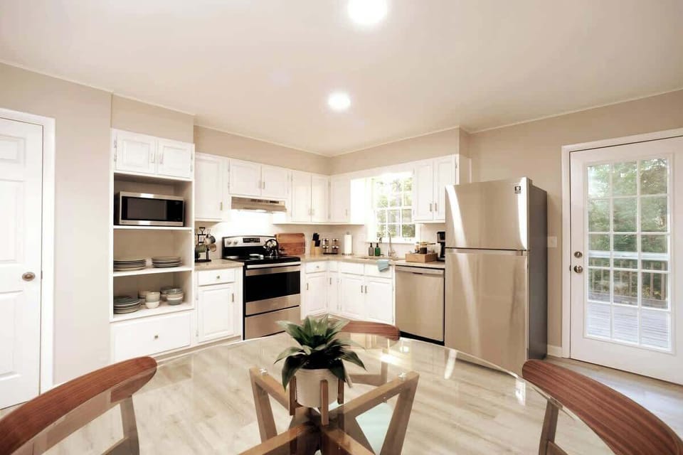 The kitchen.
