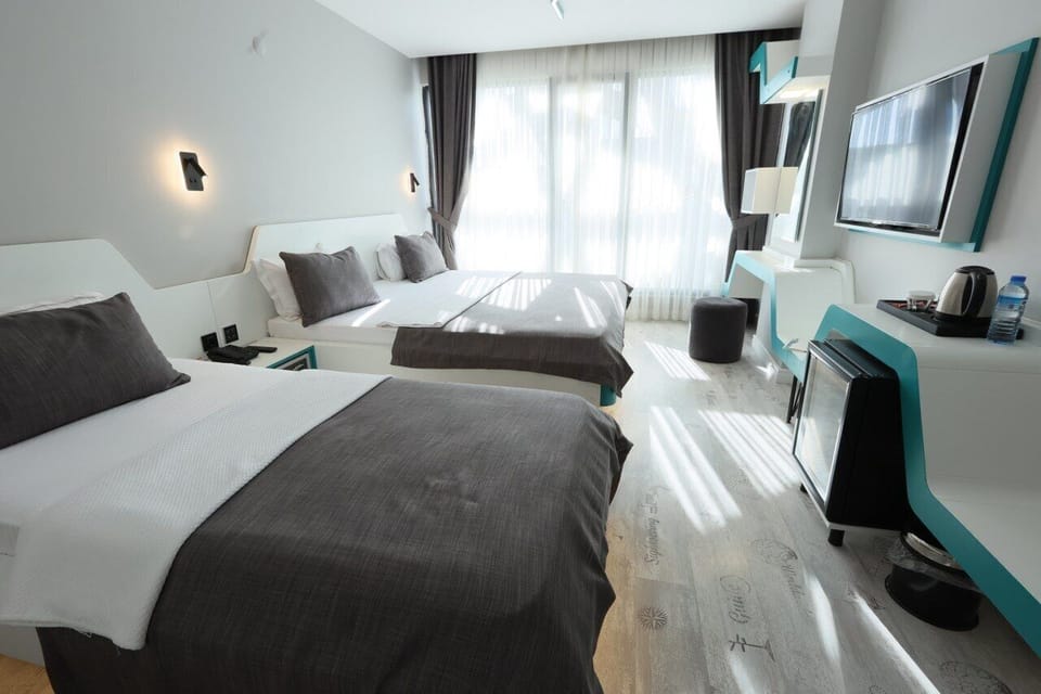 Standard Triple Room, 1 Bedroom, Air conditioning, City View | Premium bedding, minibar, in-room safe, desk