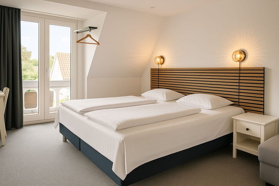Double Room, Shared Bathroom | Blackout drapes, free WiFi, bed sheets