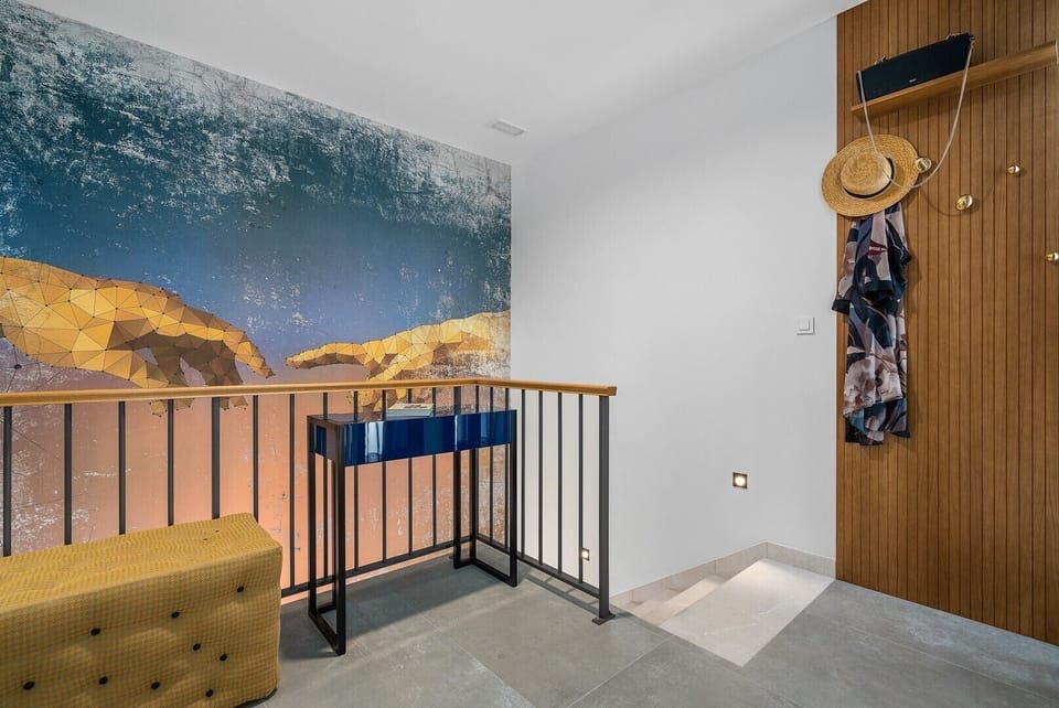 hallway in the villa