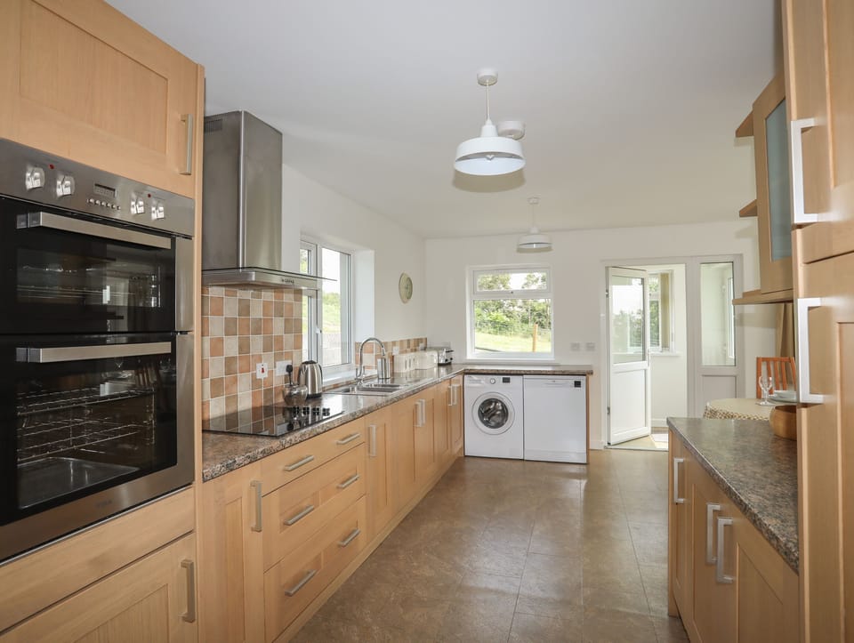 Fridge, dishwasher, electric kettle, toaster