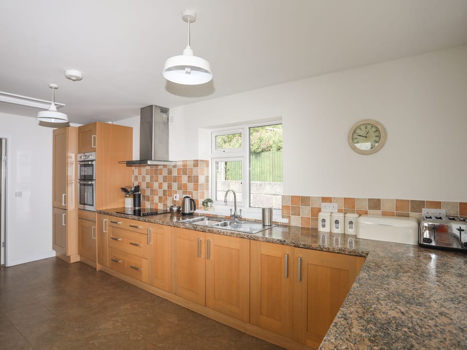 Fridge, dishwasher, electric kettle, toaster