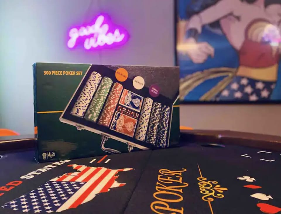 Poker Set and Table