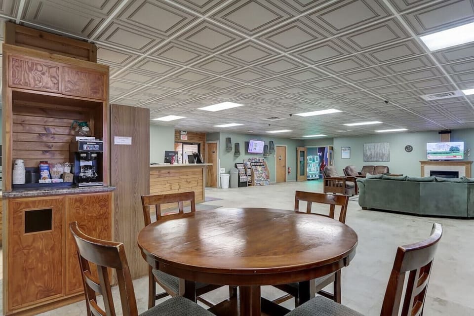 Coffee nook in clubhouse