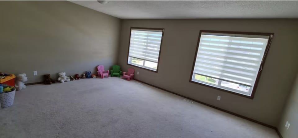 Bonus room converted into play room for kids. Toys including Lego's available.