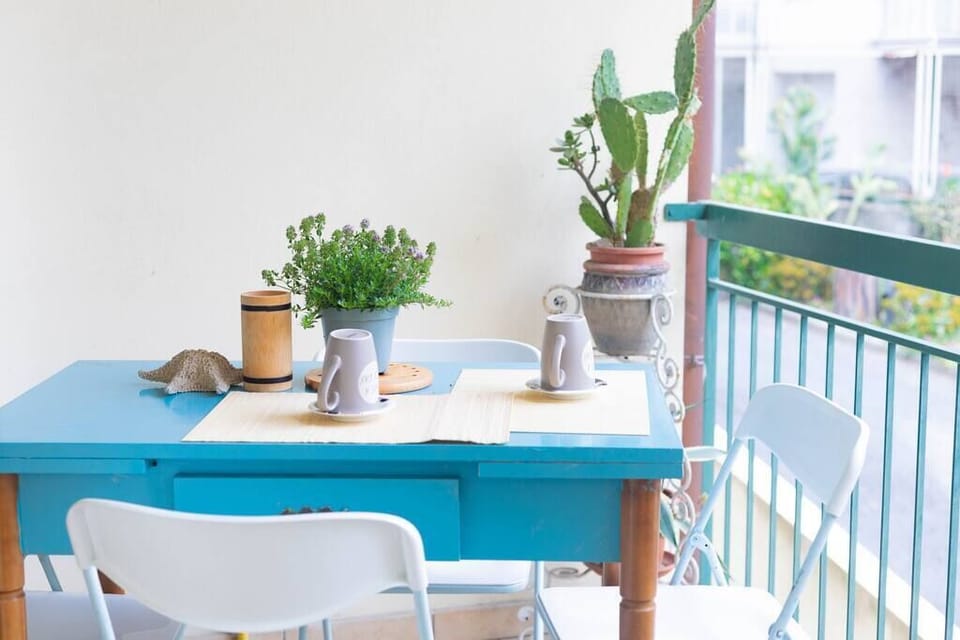 Outside dining table