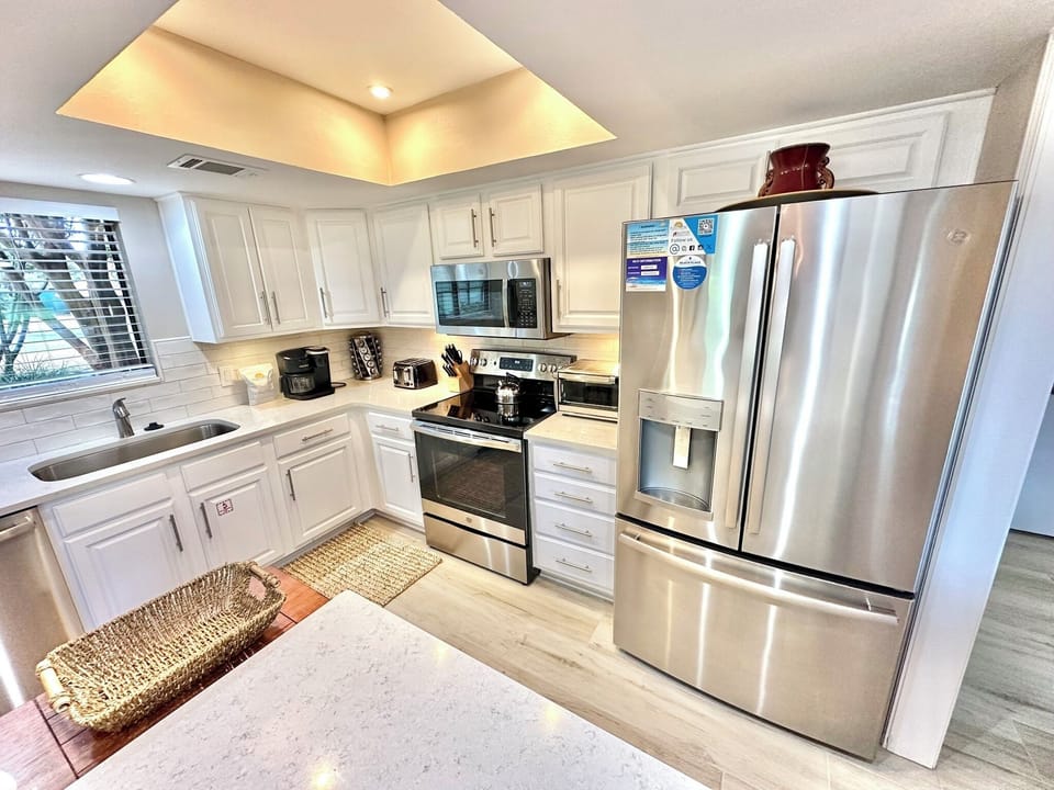 Fully stocked kitchen
