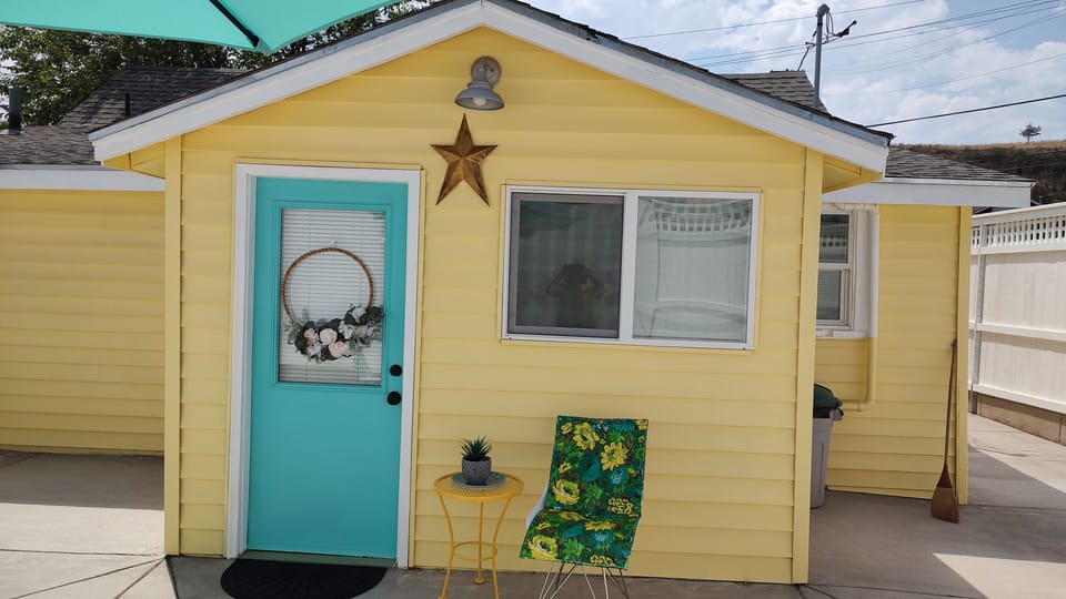 Rear Door on Patio