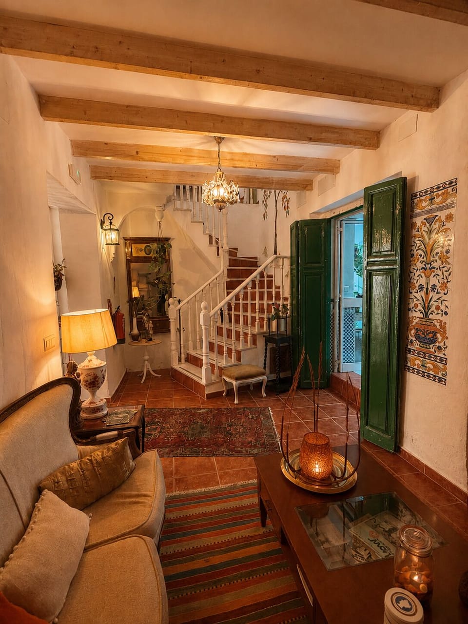 Interior entrance