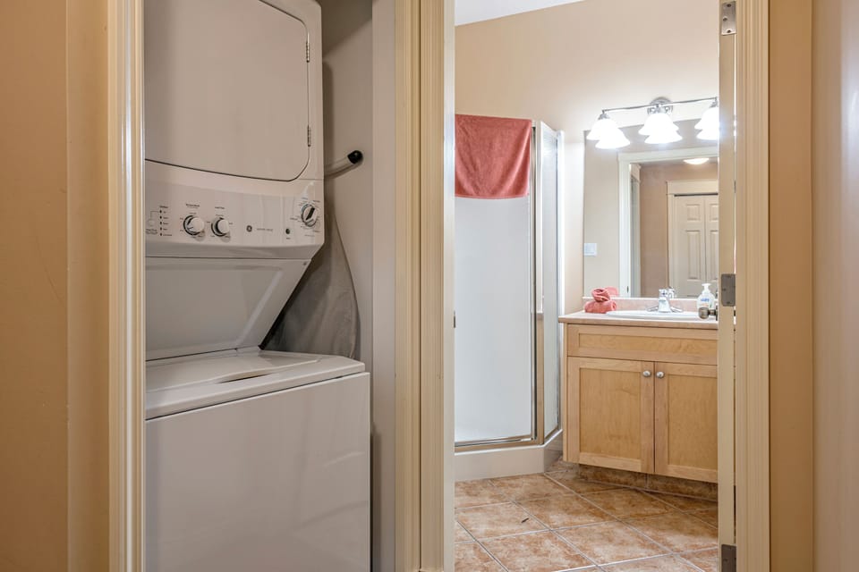 Lower Level Bathroom and Laundry 