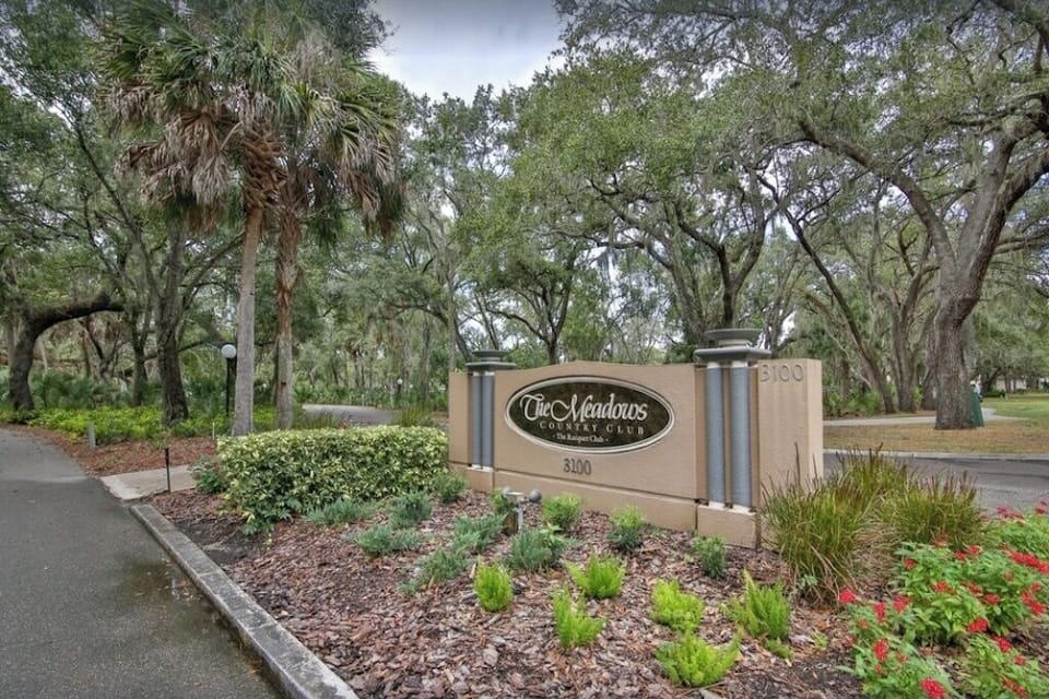 Entrance to The Meadows Country Club Community