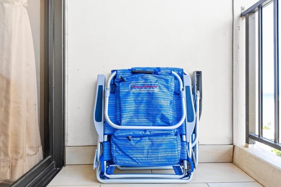 We provide 2 beach chairs for guests' use!