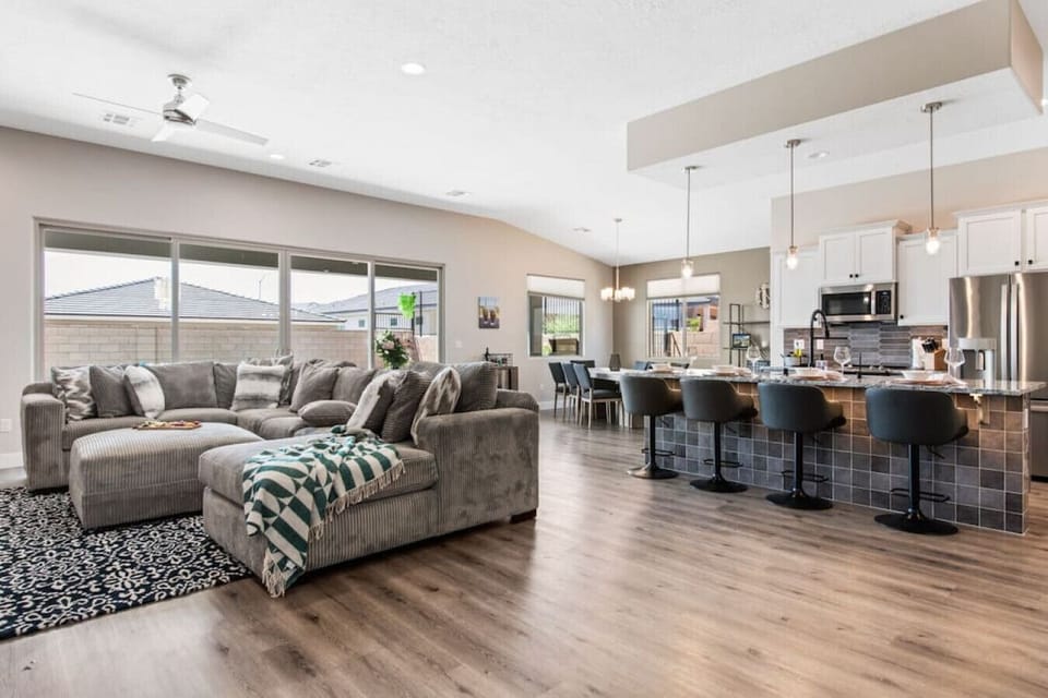 Open space area with ample seating.