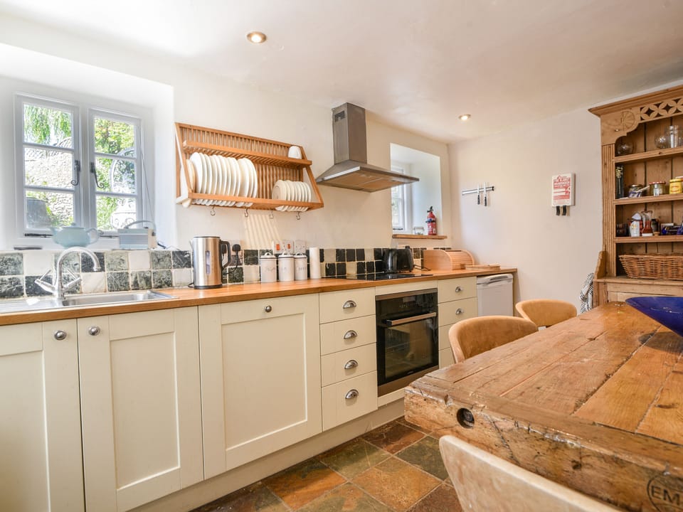 Fridge, dishwasher, electric kettle, toaster