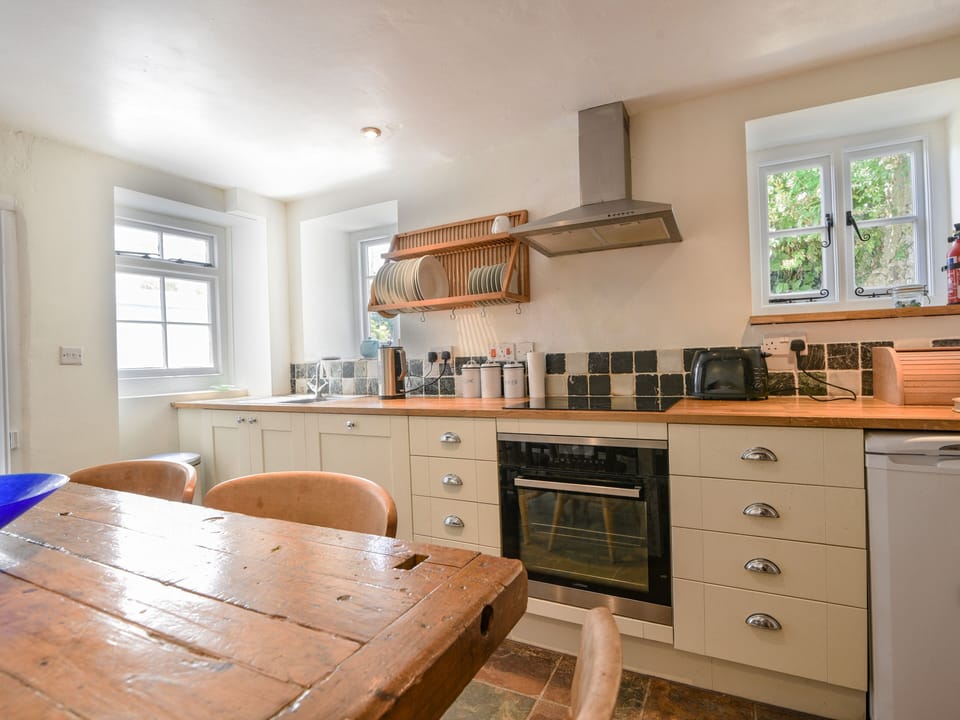 Fridge, dishwasher, electric kettle, toaster