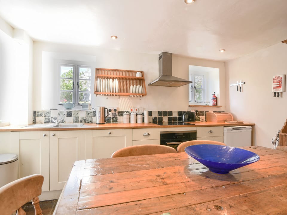Fridge, dishwasher, electric kettle, toaster