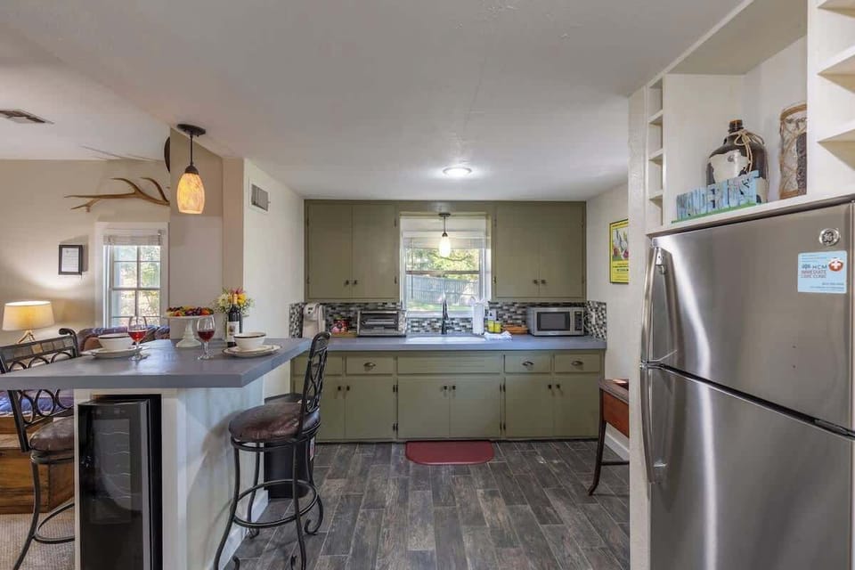 Cottage, 1 Queen Bed, Patio (413 W San - Tristian) | Private kitchen | Coffee/tea maker