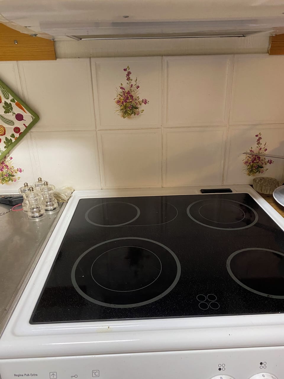 The kitchen stove