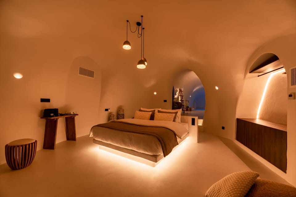 Honeymoon Double Room, Indoor Private Pool, Jetted Tub, Sea View | Premium bedding, minibar, in-room safe, individually decorated