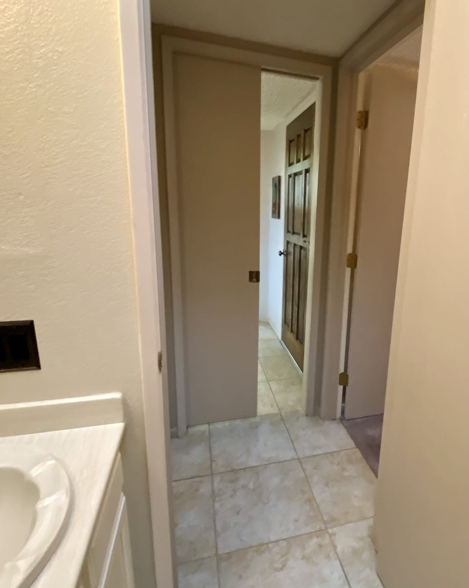 Pocket Door to guest suite