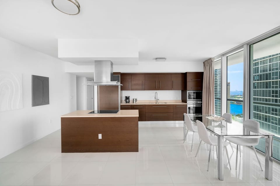 Dine with a view in our spacious kitchen!