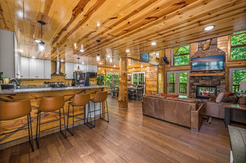 Kitchen and Living Area