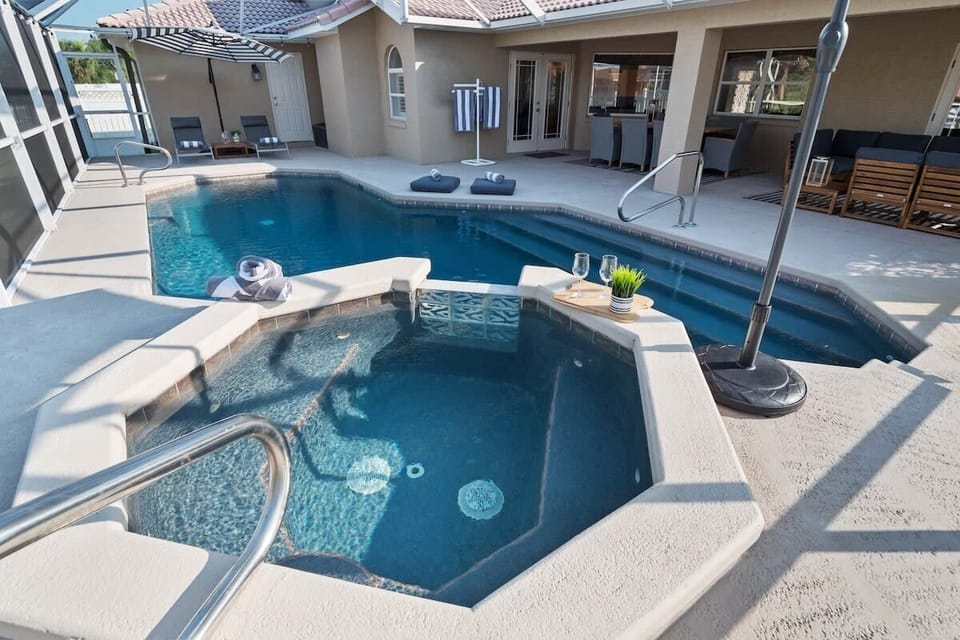 Cool off in your private pool under the Florida sun